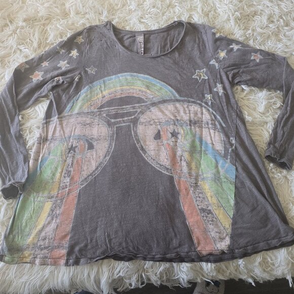 Magnolia Pearl Cotton Jersey Rainbow Vision Dylan Tee - Picture 2 of 6